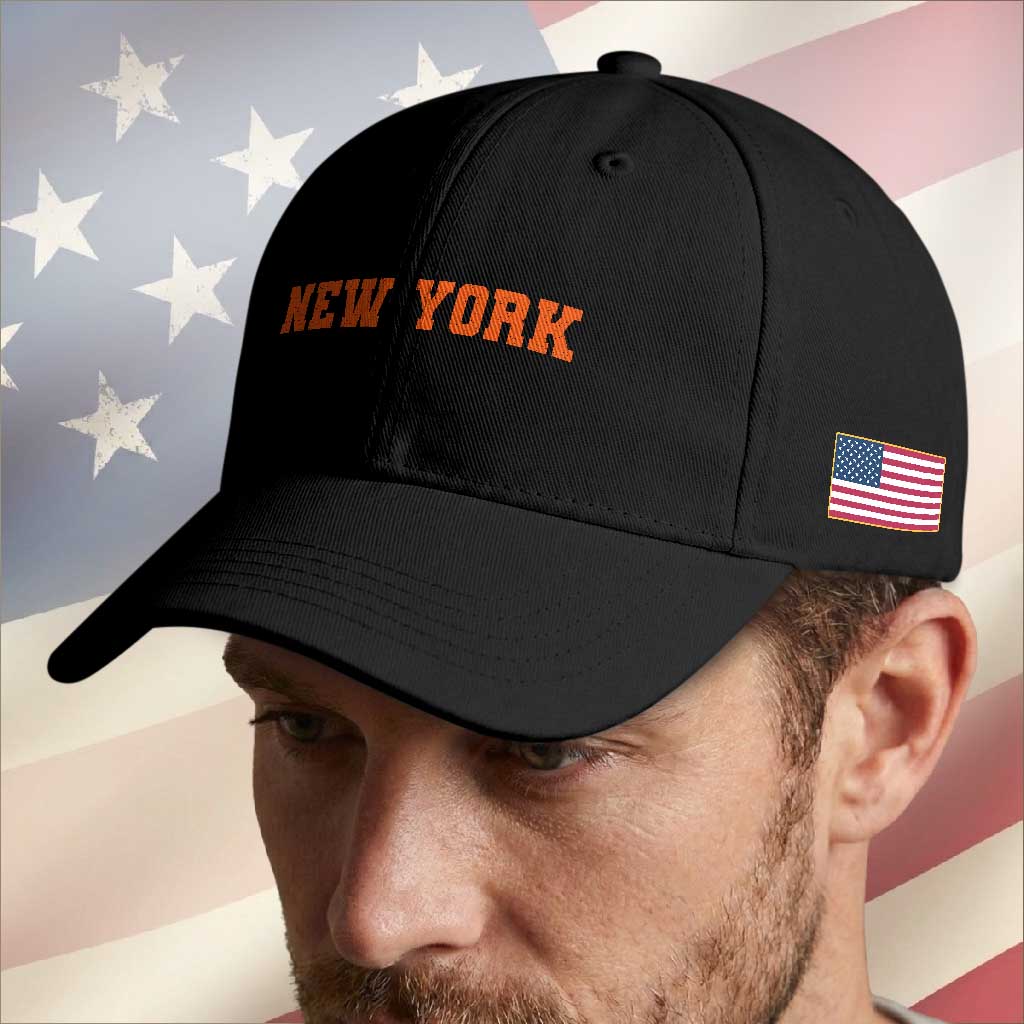 New York Baseball Cap Vintage Varsity Sports Throwback Design TS10 Print Your Wear