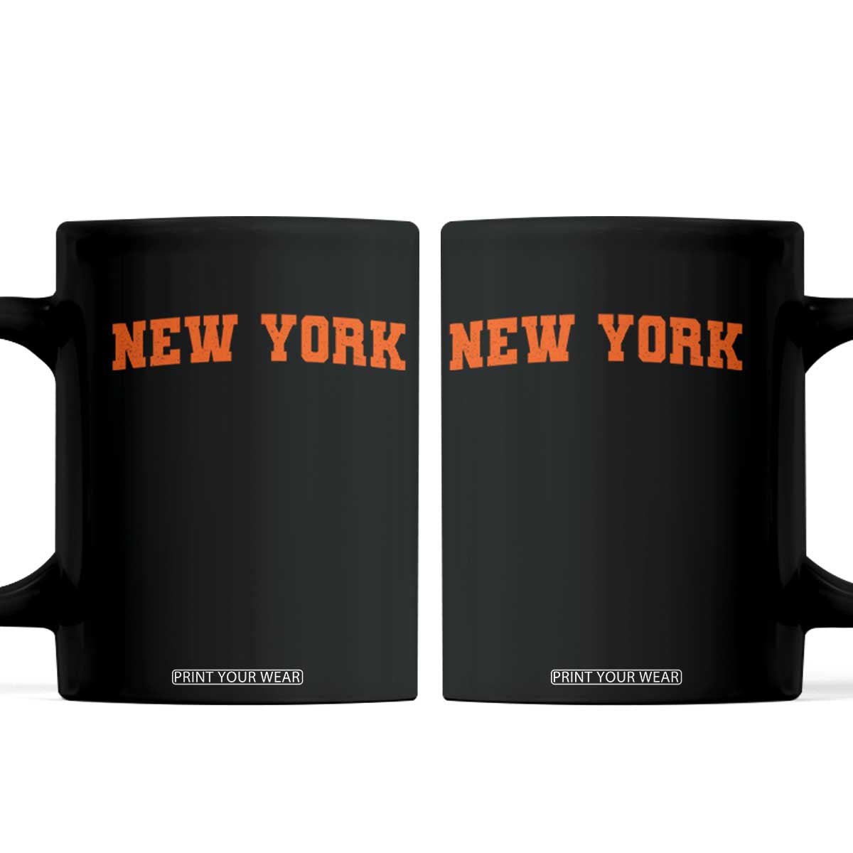New York Coffee Mug Vintage Varsity Sports Throwback Design TS10 Black Print Your Wear
