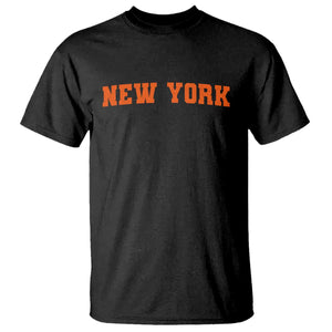 New York T Shirt Vintage Varsity Sports Throwback Design TS10 Black Print Your Wear