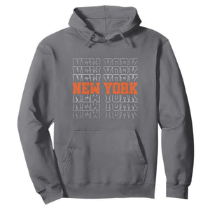 Vintage New York Hoodie Name Retro Design TS10 Charcoal Print Your Wear