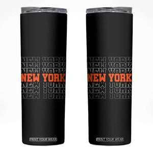 Vintage New York Skinny Tumbler Name Retro Design TS10 Black Print Your Wear