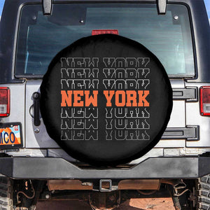 Vintage New York Spare Tire Cover Name Retro Design TS10 No hole Black Print Your Wear