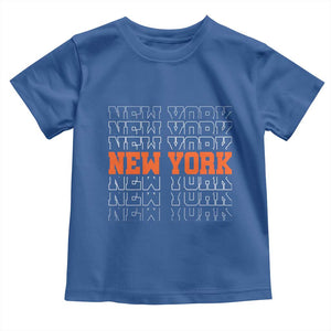 Vintage New York Toddler T Shirt Name Retro Design TS10 Royal Blue Print Your Wear