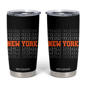 Vintage New York Tumbler Cup Name Retro Design TS10 Black Print Your Wear