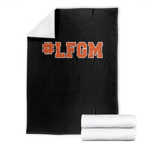 LFGM Throw Blanket Vintage Retro Throwback Design TS10 Black Print Your Wear