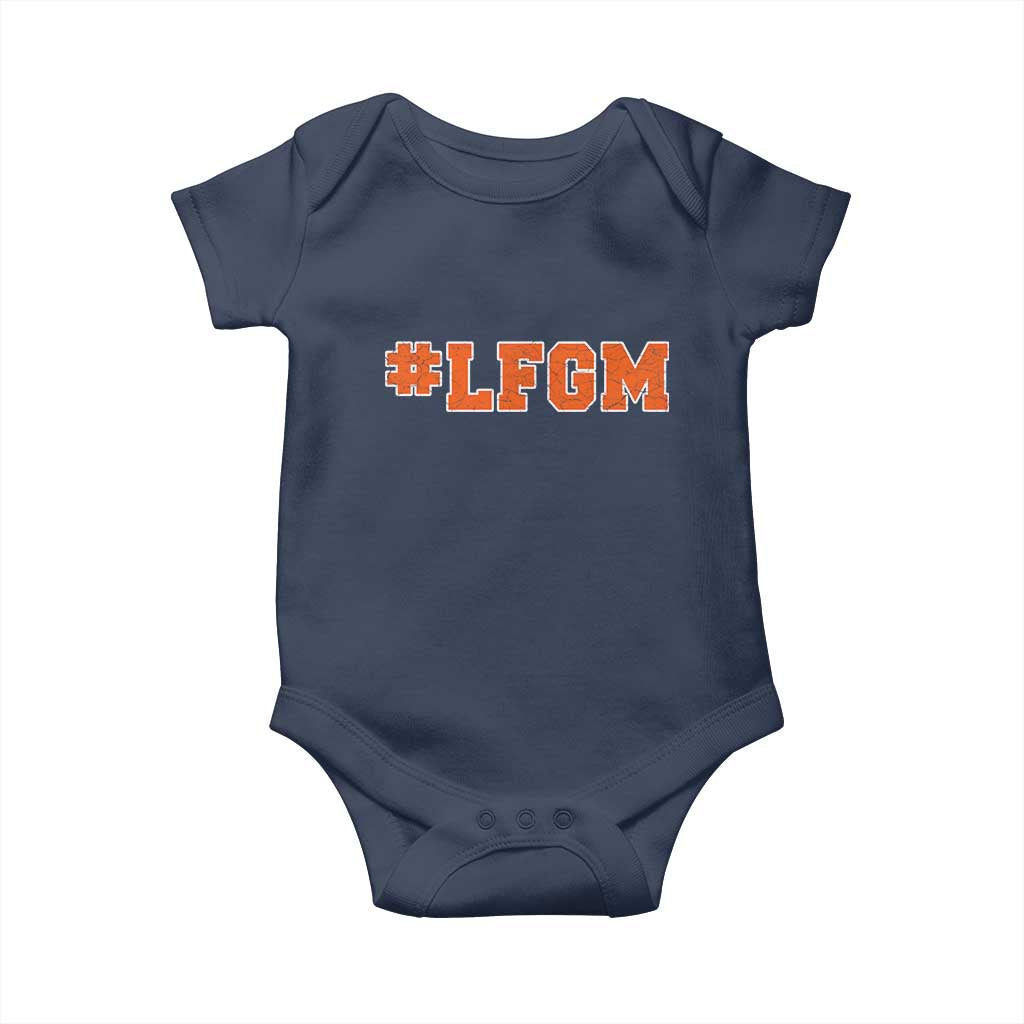 LFGM Baby Onesie Vintage Retro Throwback Design TS10 Navy Print Your Wear