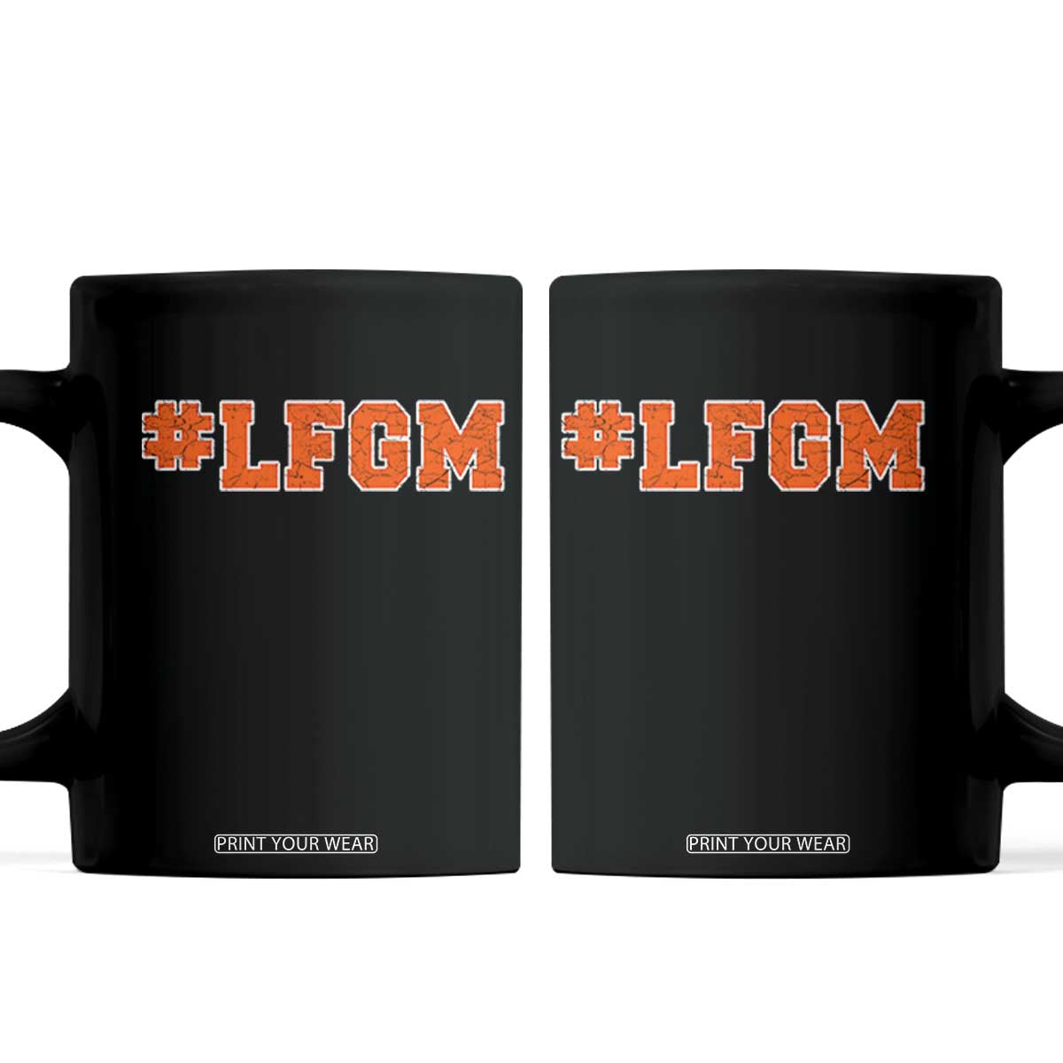 LFGM Coffee Mug Vintage Retro Throwback Design TS10 Black Print Your Wear