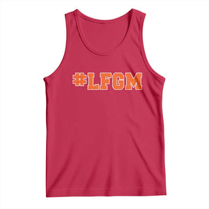 LFGM Tank Top Vintage Retro Throwback Design TS10 Red Print Your Wear