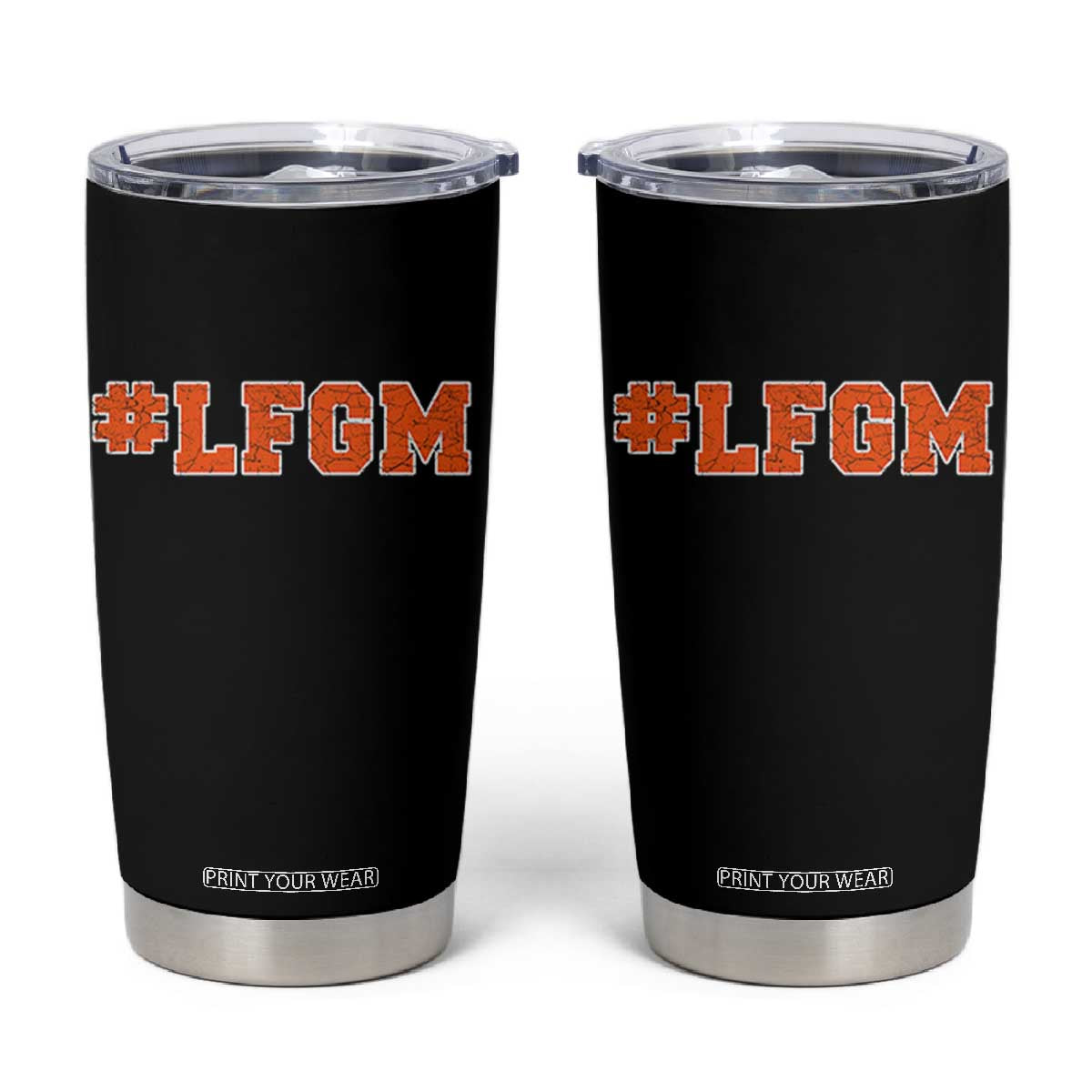 LFGM Tumbler Cup Vintage Retro Throwback Design TS10 Black Print Your Wear