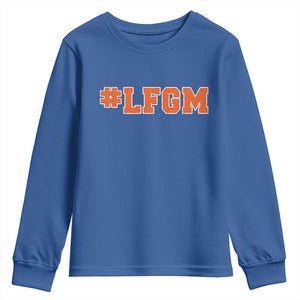 LFGM Youth Sweatshirt Vintage Retro Throwback Design TS10 Royal Blue Print Your Wear