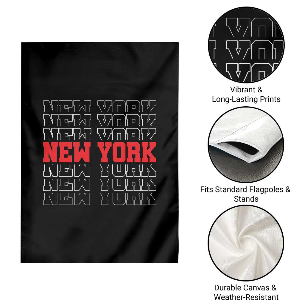 New York Vintage Garden Flag State Pride Classic Throwback Design TS10 Print Your Wear