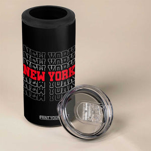 New York Vintage 4 in 1 Can Cooler Tumbler State Pride Classic Throwback Design TS10 Print Your Wear