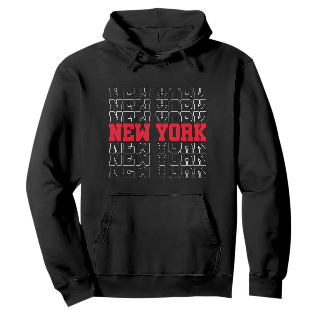 New York Vintage Hoodie State Pride Classic Throwback Design TS10 Black Print Your Wear