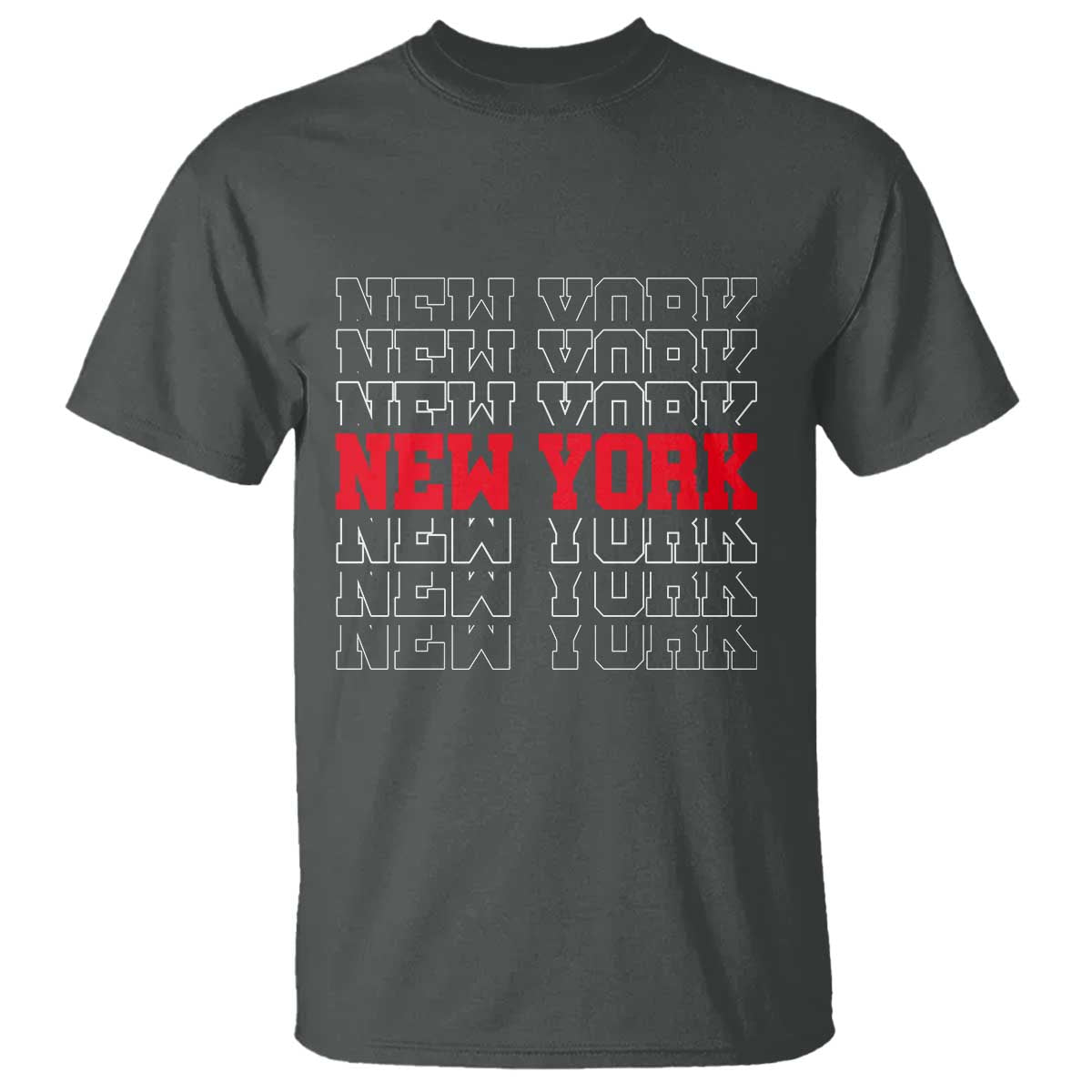 New York Vintage T Shirt State Pride Classic Throwback Design TS10 Dark Heather Print Your Wear