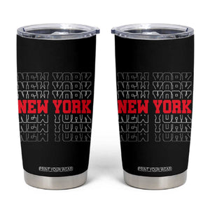 New York Vintage Tumbler Cup State Pride Classic Throwback Design TS10 Black Print Your Wear