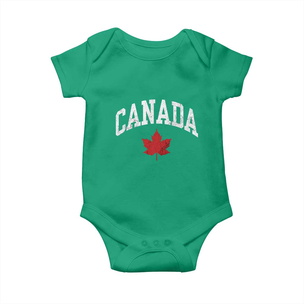 Canada Maple Leaf Baby Onesie Canadian Pride TS10 Irish Green Print Your Wear