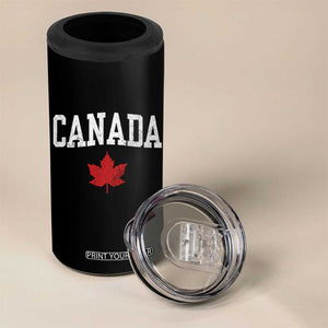 Canada Maple Leaf 4 in 1 Can Cooler Tumbler Canadian Pride TS10 Print Your Wear