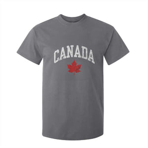 Canada Maple Leaf T Shirt For Kid Canadian Pride TS10 Charcoal Print Your Wear