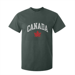 Canada Maple Leaf T Shirt For Kid Canadian Pride TS10 Dark Forest Green Print Your Wear