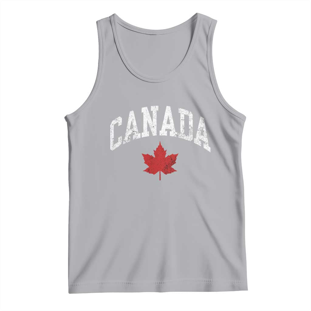 Canada Maple Leaf Tank Top Canadian Pride TS10 Athletic Heather Print Your Wear