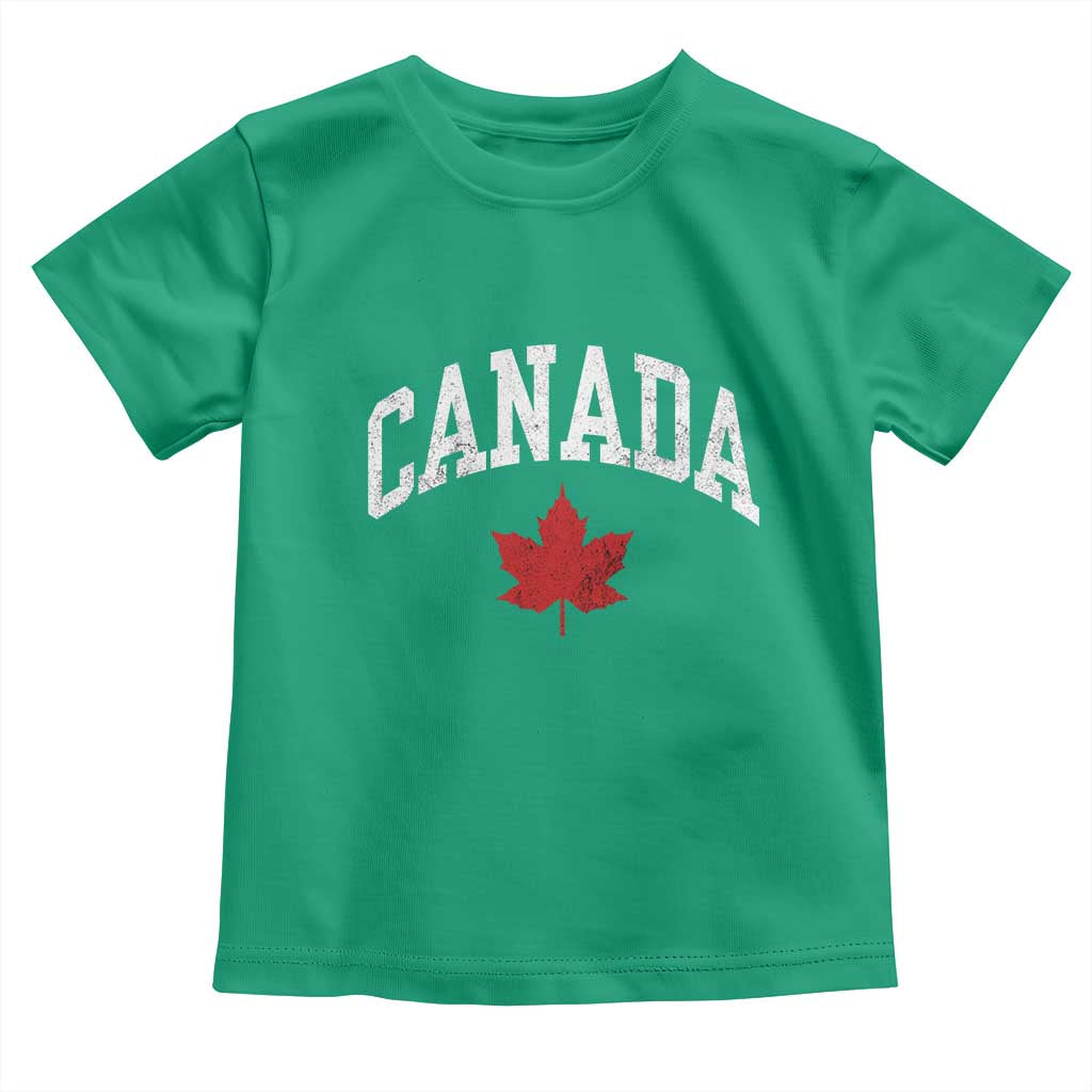 Canada Maple Leaf Toddler T Shirt Canadian Pride TS10 Irish Green Print Your Wear