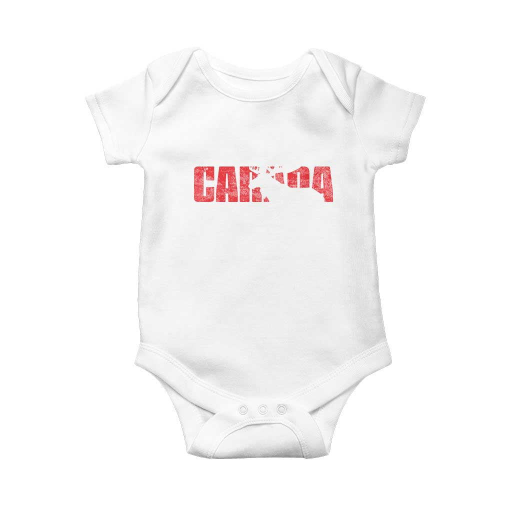 Canada Moose Baby Onesie Canadian Pride TS10 White Print Your Wear