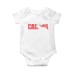Canada Moose Baby Onesie Canadian Pride TS10 White Print Your Wear