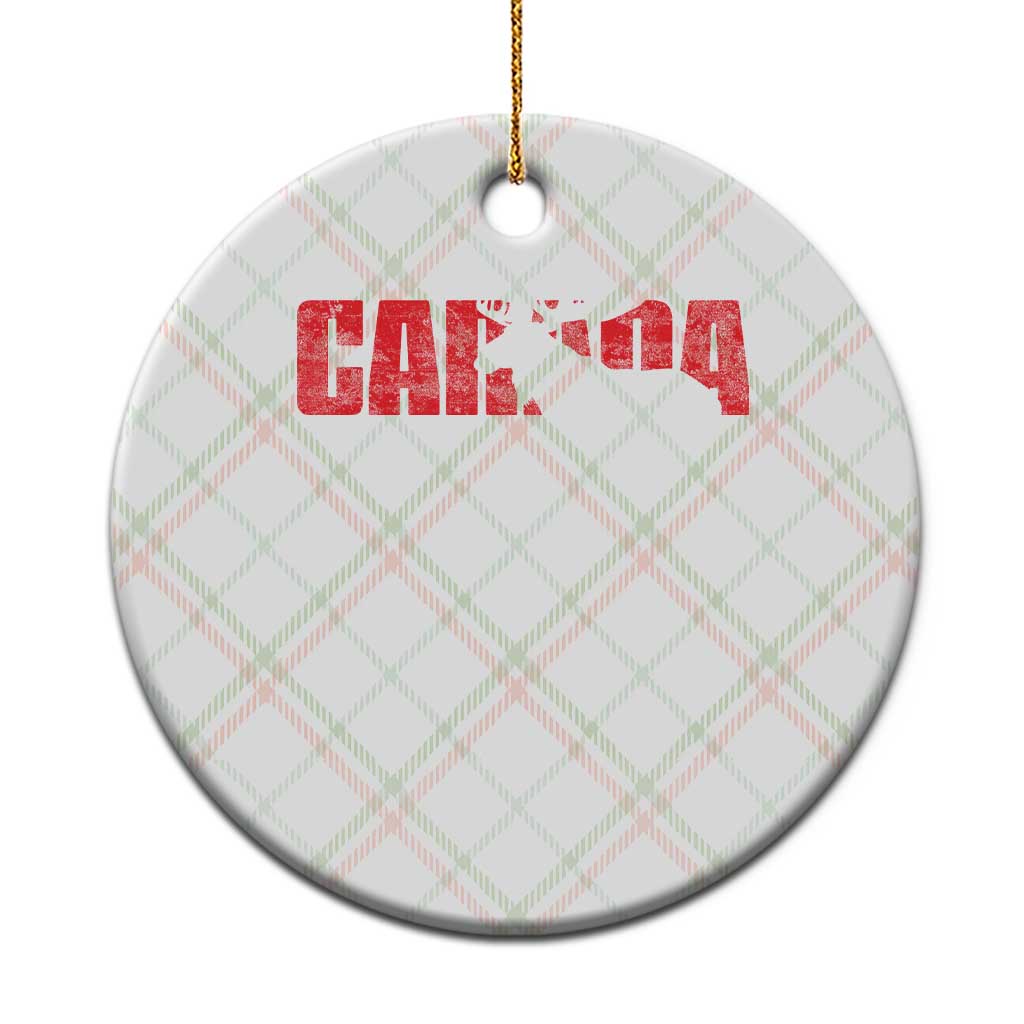 Canada Moose Ceramic Ornament Canadian Pride TS10 1pc Christmas Plaid Print Your Wear