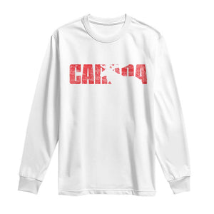 Canada Moose Long Sleeve Shirt Canadian Pride TS10 White Print Your Wear