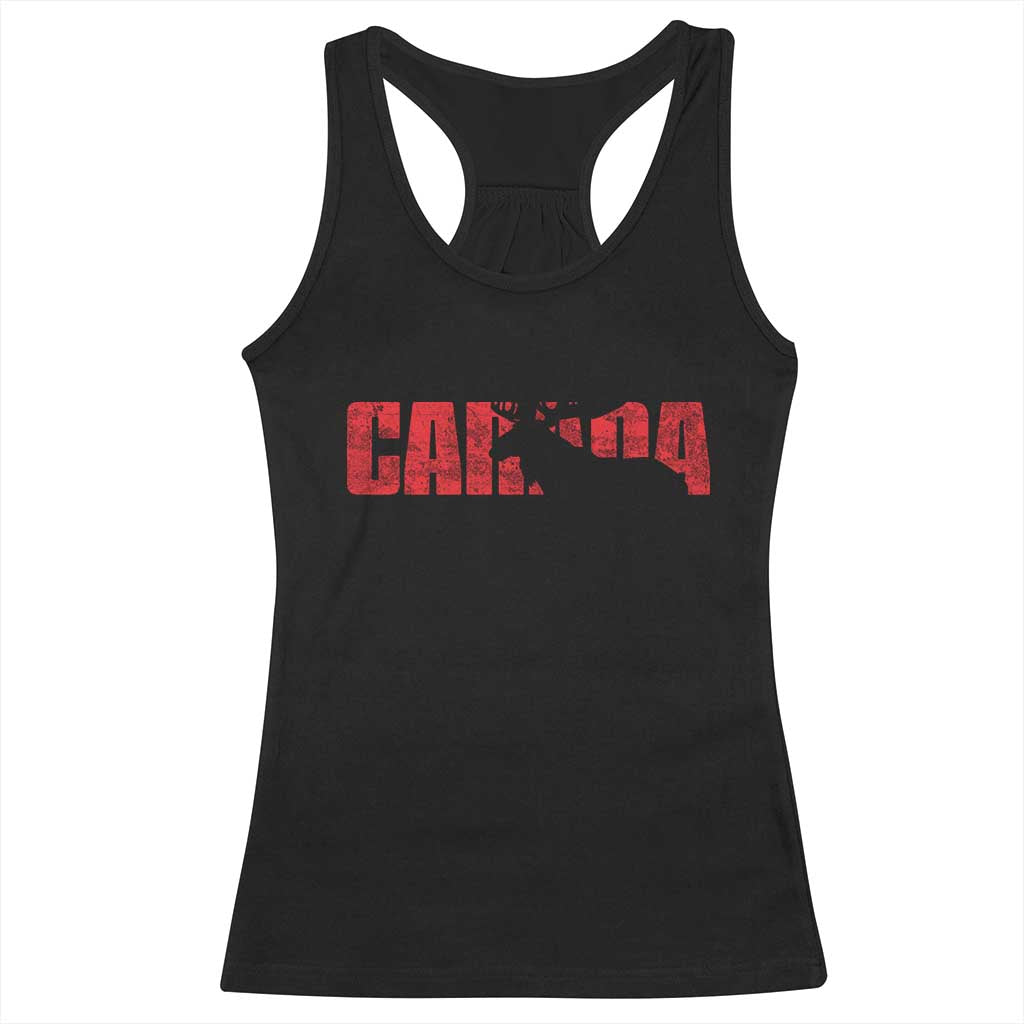 Canada Moose Racerback Tank Top Canadian Pride TS10 Black Print Your Wear