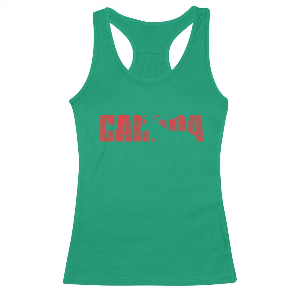 Canada Moose Racerback Tank Top Canadian Pride TS10 Irish Green Print Your Wear