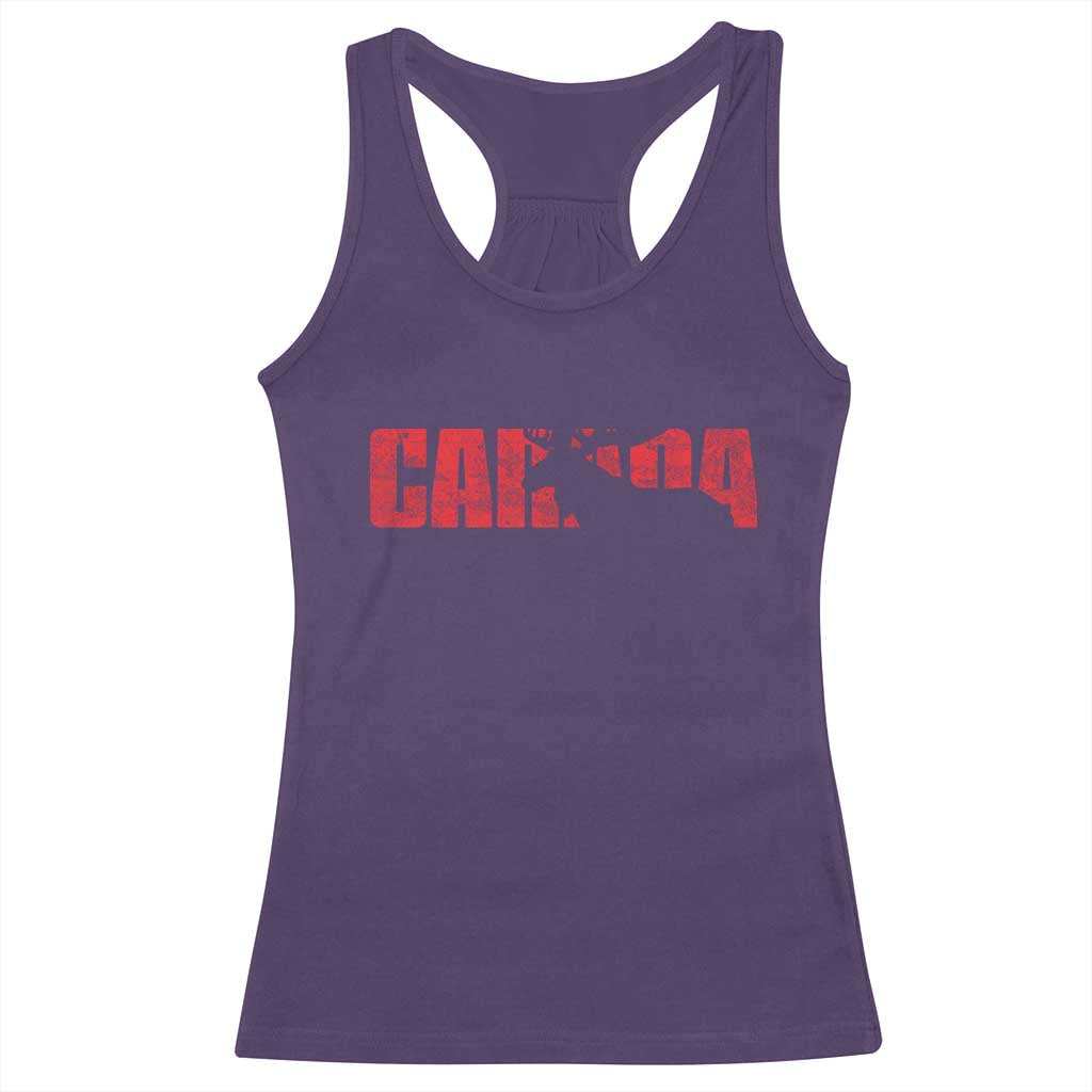 Canada Moose Racerback Tank Top Canadian Pride TS10 Purple Print Your Wear