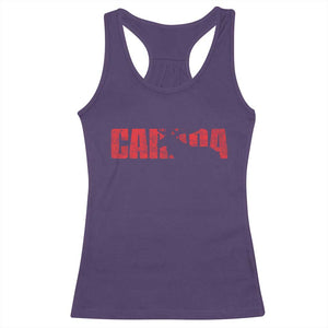 Canada Moose Racerback Tank Top Canadian Pride TS10 Purple Print Your Wear