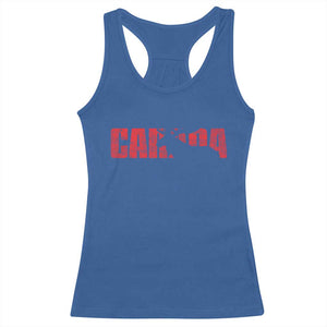 Canada Moose Racerback Tank Top Canadian Pride TS10 Royal Blue Print Your Wear