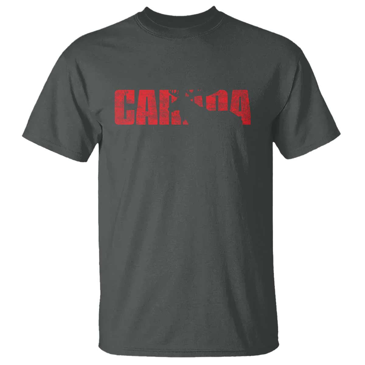 Canada Moose T Shirt Canadian Pride TS10 Dark Heather Print Your Wear
