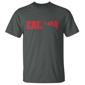 Canada Moose T Shirt Canadian Pride TS10 Dark Heather Print Your Wear