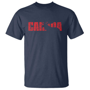Canada Moose T Shirt Canadian Pride TS10 Navy Print Your Wear