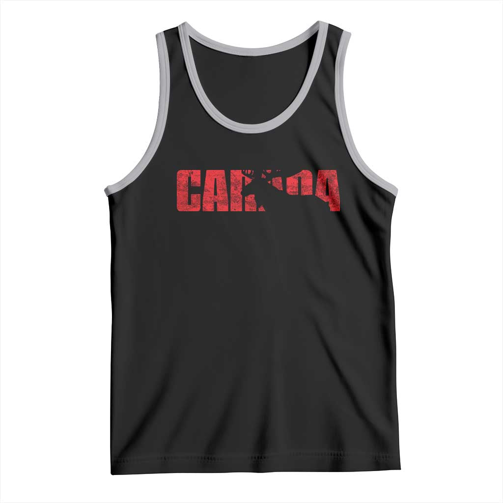Canada Moose Tank Top Canadian Pride TS10 Black Athletic Heather Print Your Wear