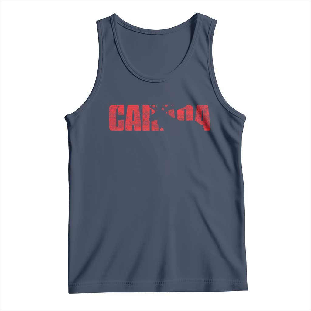Canada Moose Tank Top Canadian Pride TS10 Navy Print Your Wear