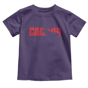 Canada Moose Toddler T Shirt Canadian Pride TS10 Purple Print Your Wear