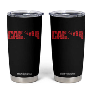 Canada Moose Tumbler Cup Canadian Pride TS10 Black Print Your Wear