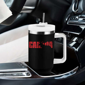 Canada Moose Tumbler With Handle Canadian Pride TS10 Print Your Wear