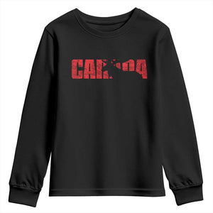Canada Moose Youth Sweatshirt Canadian Pride TS10 Black Print Your Wear