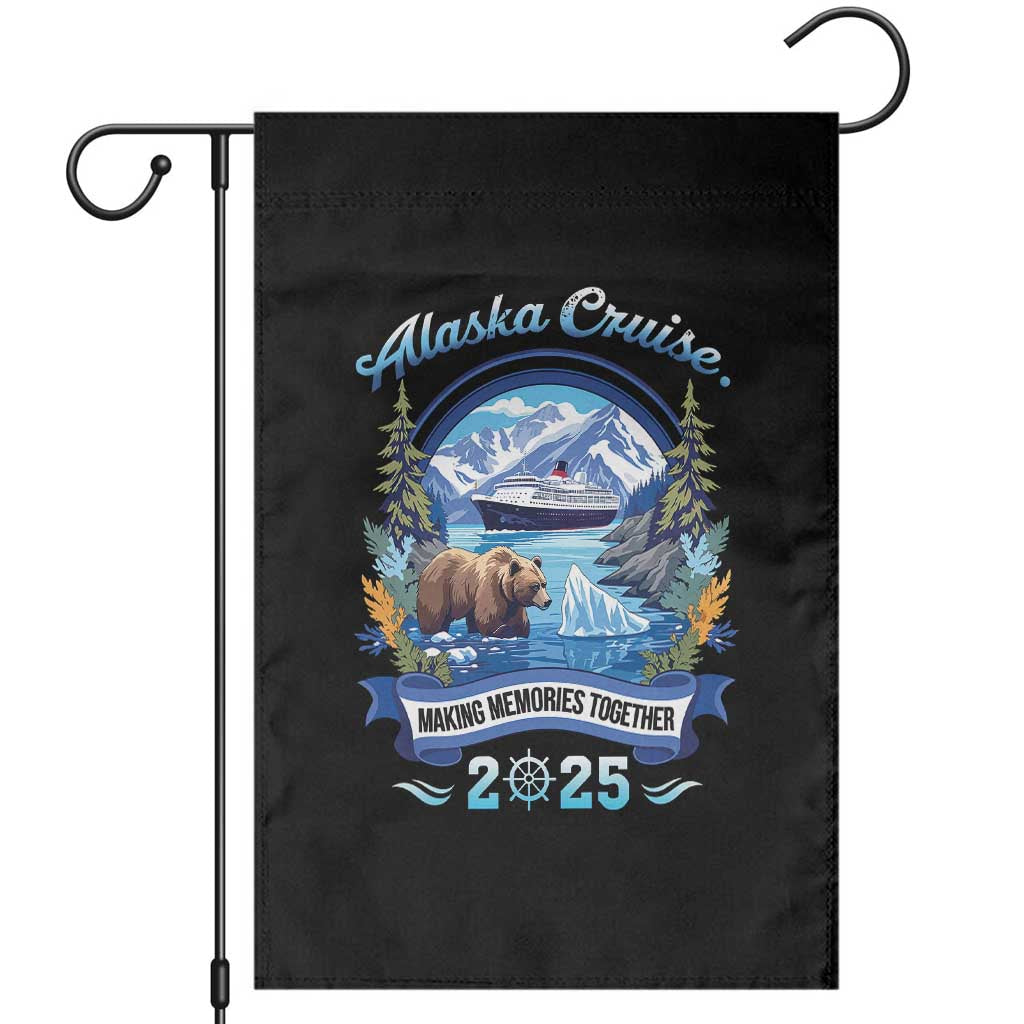 Alaska Cruising Garden Flag Alaskan Cruisin Together Matching Family Cruise TS10 Black Print Your Wear