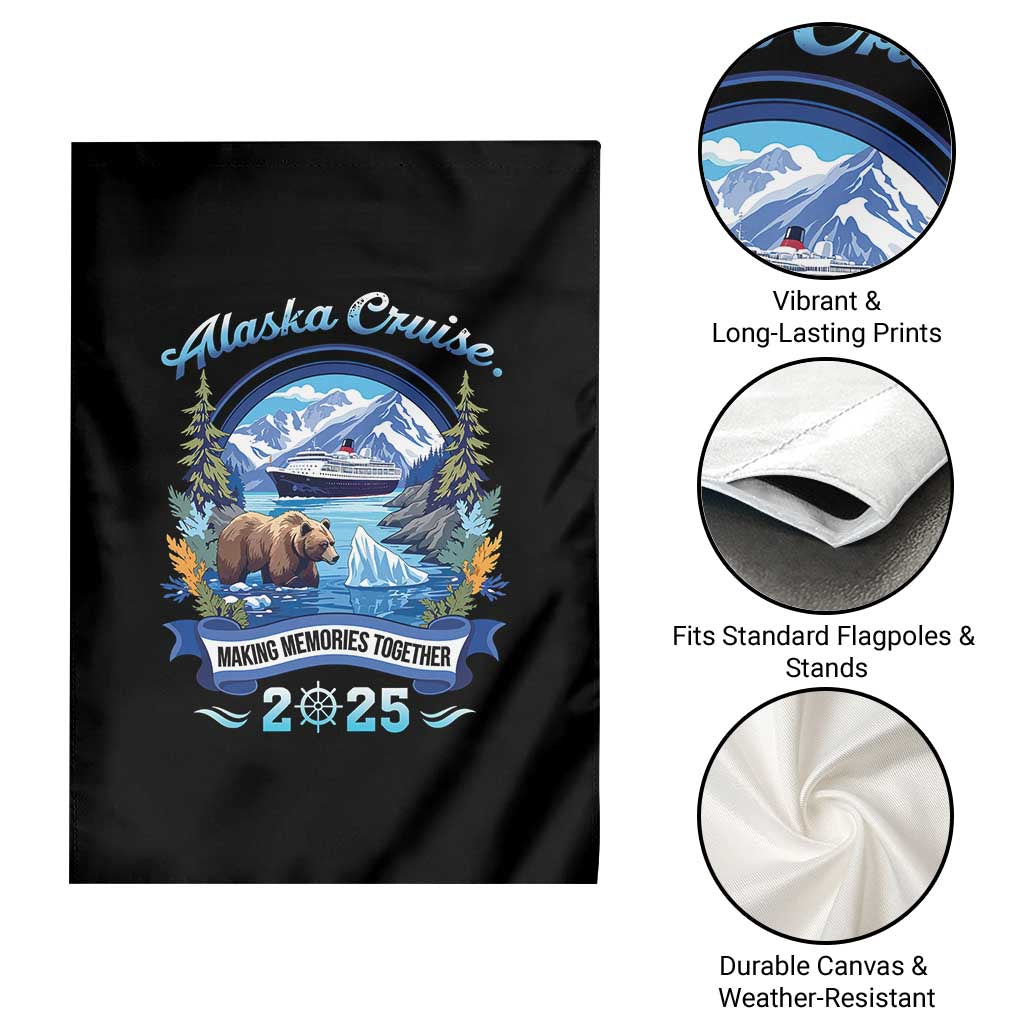 Alaska Cruising Garden Flag Alaskan Cruisin Together Matching Family Cruise TS10 Print Your Wear