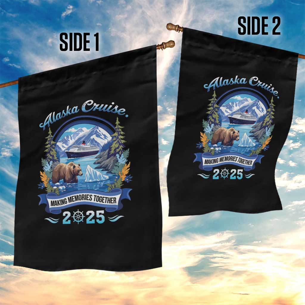 Alaska Cruising Garden Flag Alaskan Cruisin Together Matching Family Cruise TS10 Print Your Wear