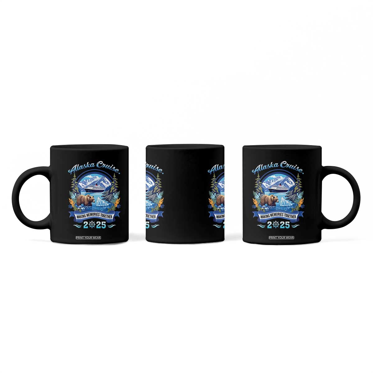 Alaska Cruising Coffee Mug Alaskan Cruisin Together Matching Family Cruise TS10 Print Your Wear