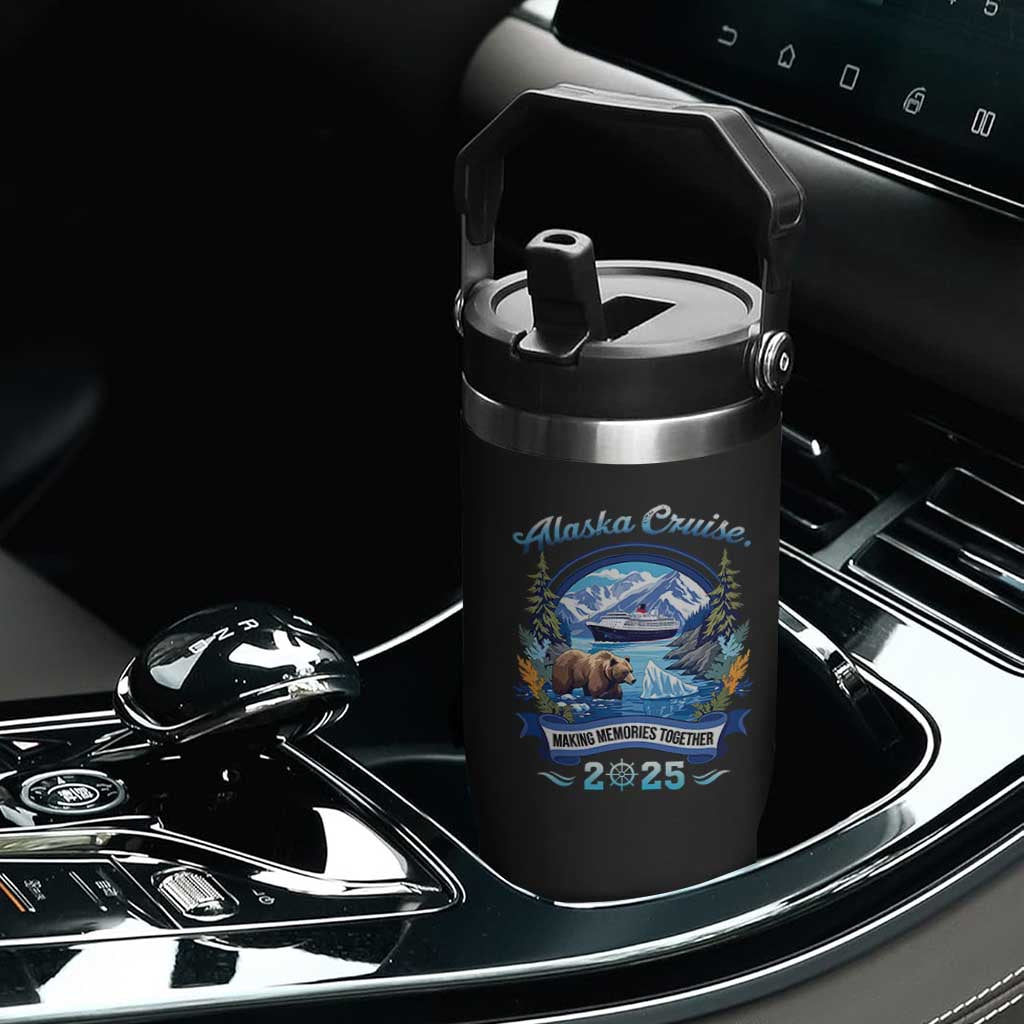 Alaska Cruising Flip Straw Tumbler Alaskan Cruisin Together Matching Family Cruise TS10 Print Your Wear