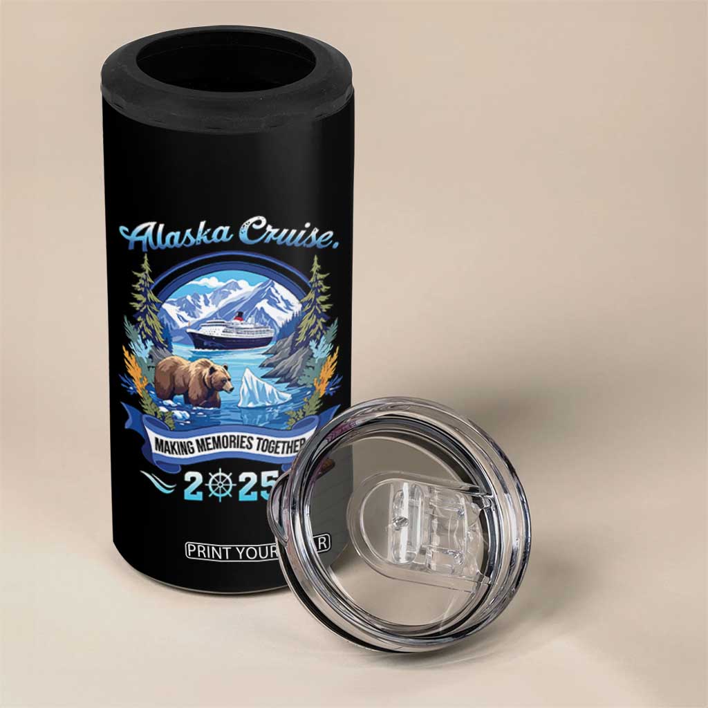 Alaska Cruising 4 in 1 Can Cooler Tumbler Alaskan Cruisin Together Matching Family Cruise TS10 Print Your Wear