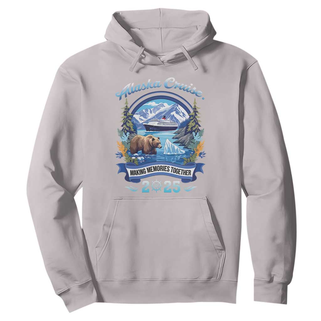 Alaska Cruising Hoodie Alaskan Cruisin Together Matching Family Cruise TS10 Ice Gray Print Your Wear